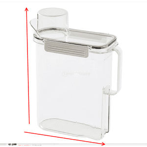 Bothyi - Contenedor De Detergente Para Ropa, Caja De Almacenamiento De Plástico Para Baño Y Hogar