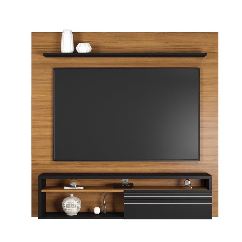 Home Mobili - Panel Tv 60 Pulgadas Mediterraneo Nogal-Negro