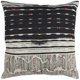 thumbnail image 1 of Almohada decorativa Rizzy Home T12953 con relleno de plumón, 22 x 22 cm, negro, gris y rojo, 1 of 1