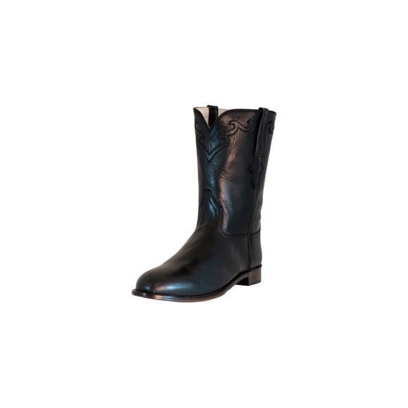 Botas TuffRider El Paso bordadas de cuero con punta redonda para hombre
