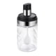 thumbnail image 1 of Tarro para salsa, de vidrio transparente, con cuchara y tapa, ideal para almacenar condimentos, especias, sal y azúcar., 1 of 5