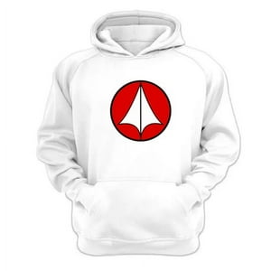 Genérico - Poleron Canguro Robotech Blanco Talla L Unisex