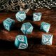 thumbnail image 2 of Juego de dados Q-Workshop Viking Niflheim con 7 dados poliédricos, 2 of 3