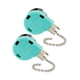 thumbnail image 5 of 2 Interruptores De Tirador De Luz De Ventilador De 2 Cables Con Cadena De Cuentas, Control De Interruptor De Cadena De Tirador De Plata, 5 of 5