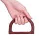 thumbnail image 4 of Xiao Hua Asa de Bolsa de Madera de 4 Piezas, Repuesto, Bolso en Forma de D, Suministros para Hacer Carteras, Marrón, 4 of 4
