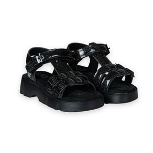 Sandalias Niña Negro Pillin