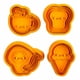 thumbnail image 1 of Cortadores de galletas - Desayuno (pack 4 un), 1 of 3