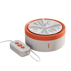 Bothyi - Mini Lavadora De Turbina Alimentada Por Usb Tamaño Pequeño Para Lavadero Personal De 4 Kg Naranja