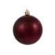 thumbnail image 4 of Ornament Vickerman Burgundy Ball, plástico irrompible, para interiores, 4 of 5