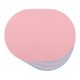 thumbnail image 1 of REGALWOVEN Juego de 6 Manteles Individuales de Cuero para Decoración de Mesa de Comedor de Cocina Manteles Individuales Limpiables Rosa/Azul 16*12 Pulgadas, 1 of 7