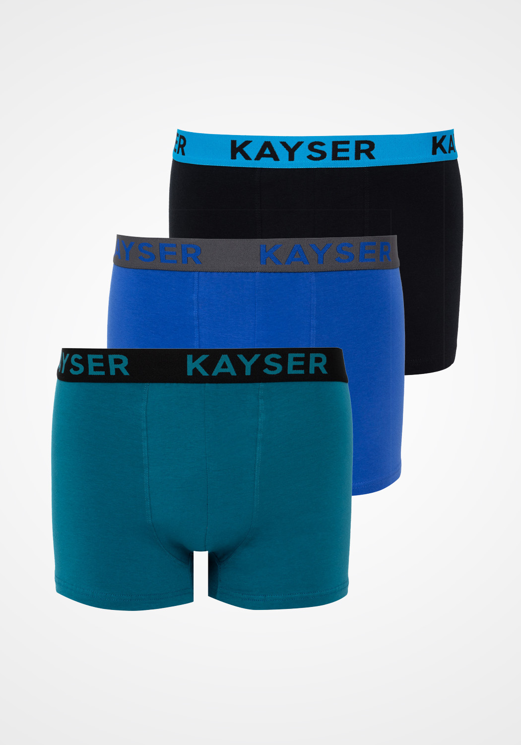 Kayser - Pack 3X Boxer Corto Algodón P393.05-Sur Talla S