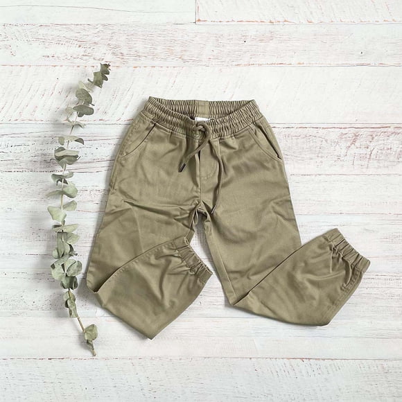 Pantalon Dril Matias Beige Algodón Pima