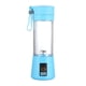 thumbnail image 1 of Mezcladora Portátil Mezcladora Personal De Fruta Recargable Con Mini Mezcladora Para Smoothie Azul Seis Hojas 400ml (8 * 8 * 25cm), 1 of 3