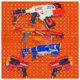 thumbnail image 1 of Estante de almacenamiento Skywin Peg Board para pistolas Nerf, color naranja, 1 of 7