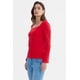 thumbnail image 2 of Polera Mujer Escote Bardot Rib Rojo, 2 of 4