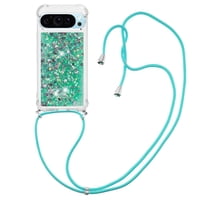 Funda Foxdock Para Google Pixel 10 Con Cuerda Ajustable, Brillo Líquido, Protección Antigolpes Y Lente – Ideal Para Regalo