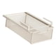 thumbnail image 1 of Organizador de cestas con estante de alambre, cesta extraíble para cajón colgante, decoración versátil, cajón colgante resistente debajo del gabinete Blanco, 1 of 5