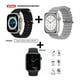 thumbnail image 2 of 2 Correa Ocean Smartwatch Negro Y Blanco + Protector 45mm gris oscuro, 2 of 9