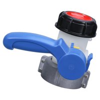 Magideal - Adaptador De Tanque De Mano Ibc, Accesorios De Mano Ibc De 75Mm, Contenedor De Agua Del Grifo, Accesorios De Resistencia Alcalina, Válvula De Mariposa
