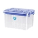 thumbnail image 3 of Caja Médica Con Asa, Caja De Primeros Auxilios Apilable Para Acampar, Hogar, Viajes, Azul, 3 of 5