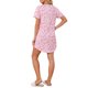 thumbnail image 3 of INSPIRE CHIC Camisón a Rayas Coloridas para Mujer Regreso a Clases Camiseta de Manga Corta Cuello Redondo Vestido Ligero Casual para Dormir 2XL Flor Rosa, 3 of 6