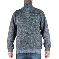 Likeshop - Sweater Frizado Tejido Hombre Cuello Alto Cierre Colores 2092