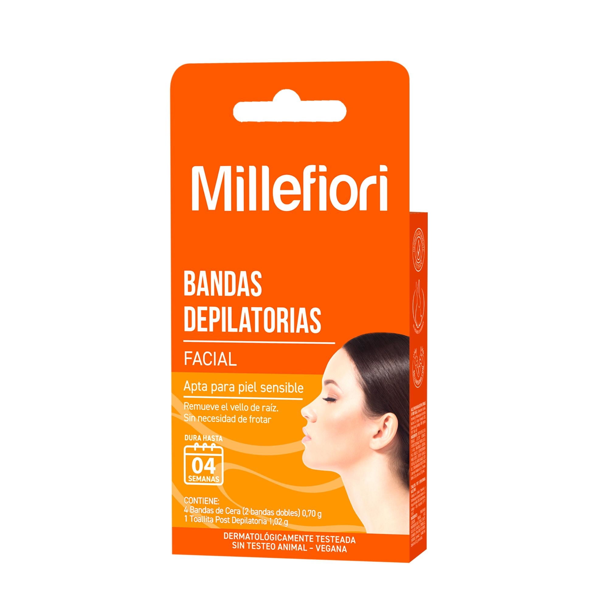 Bandas Depilatorias Facial 4 Un Millefiori
