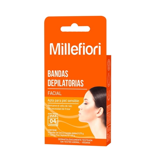 Bandas Depilatorias Faciales 4 Un Millefiori