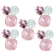 thumbnail image 2 of 5 piezas botones adorno flatback rosa flor diy accesorios para el cabello, 2 of 3