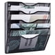 thumbnail image 2 of Organizador de archivos de pared EASEPRES con 5 bolsillos, malla, para colgar, negro, 2 of 8