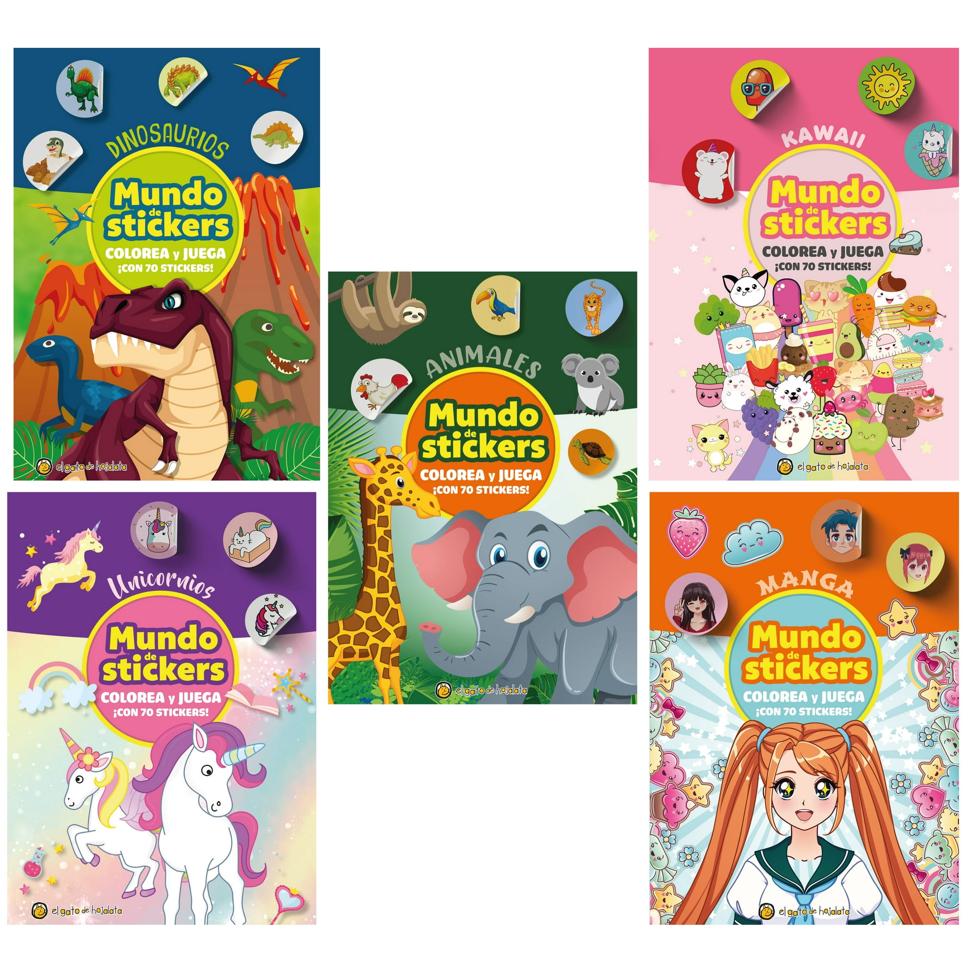 Editorial Guadal - Libro Pack 5 Libros Infantil Para Colorear