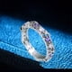thumbnail image 1 of Shiny Zircon Lymph Nodes Ring for Women - Relieve Anxiety and Stress with X Cross Design, 1 of 5