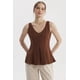 thumbnail image 1 of Polera Mujer Crep Lisa Cafe, 1 of 4
