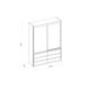 thumbnail image 2 of Closet 2 Puertas Corredera Nero Tabaco, 2 of 4