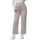 thumbnail image 1 of Pantalones de Maternidad INSPIRE CHIC para Mujer, Cintura Elástica con Cordón, Sobre el Vientre, Pierna Ancha, con Bolsillos, Talla S, Caqui, 1 of 6