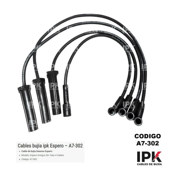 Cables De Bujia Espero Antiguo S/tubo