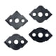 thumbnail image 5 of 4x Router Corner Radius Jig Enrutamiento Esquinas Redondeadas Plantillas De Brocas Para Enrutador Negro, 5 of 5