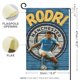 thumbnail image 2 of Rodri -bandera de jardín temática. Regalo perfecto para fans, amigos y familiares, ideal para actividades al aire libre y decoración de fiestas. 32*47CM, 2 of 6