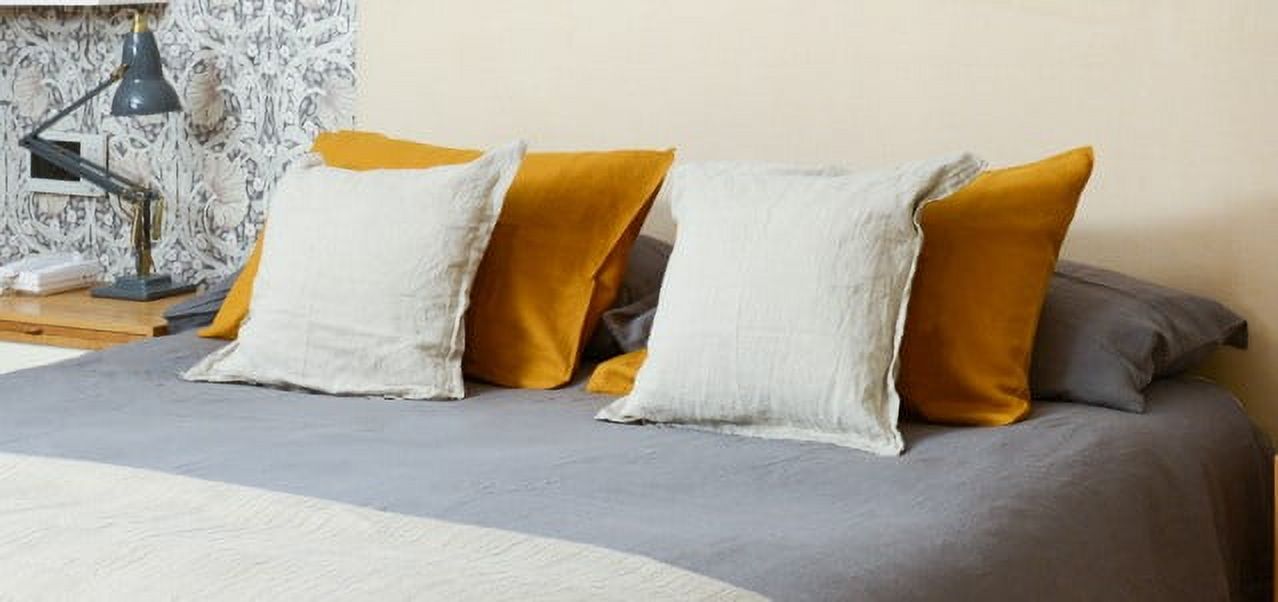 Purolino - Fundas De Almohadas King De Lino