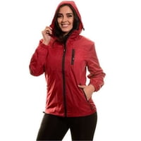 Likeshop - Chaqueta Mujer Corta Viento Impermeable Parka Liviana Colores 9279