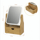 thumbnail image 2 of Espejo De Maquillaje Rotacion 360 Espejo De Mesa Con Cajon, 2 of 3