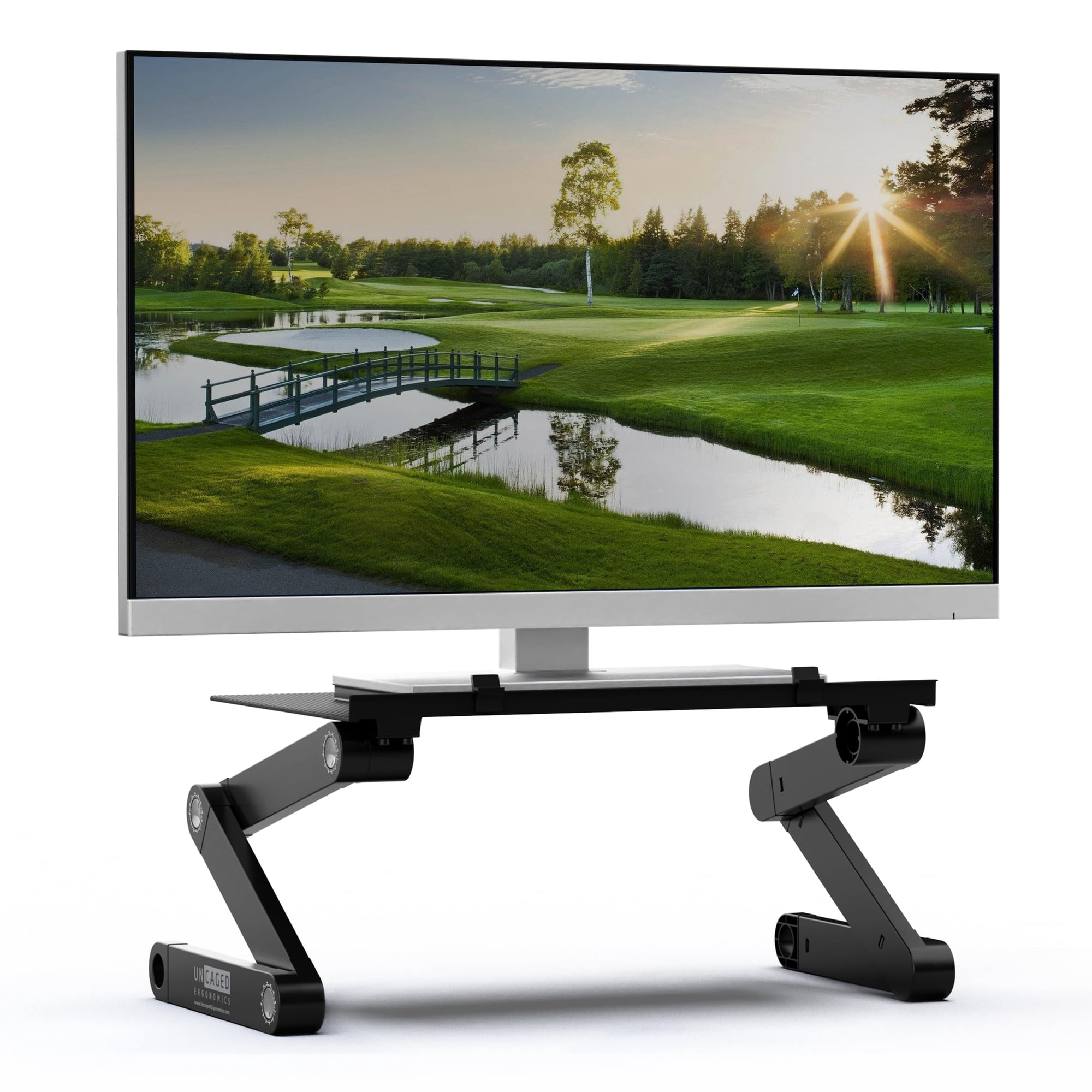 Soporte Para Monitor Uncaged Ergonomics Workez Regulable En Altura