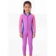 thumbnail image 1 of Traje de baño entero de niña fucsia Talla 4, 1 of 5