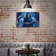 thumbnail image 5 of La Noche del Cazador Cartel Metálico, Decoración de Pared de Cartel Metálico Personalizado para Regalos de Fans, Amigos, Familia y Amantes 30*40cm, 5 of 6