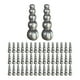 thumbnail image 1 of Kit De 50 Uds De Cuentas De Pesca Apiladas, Señuelos De Pesca, Aparejos Para Perca, Trucha, Leucomas, Gris, 1 of 5