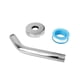thumbnail image 5 of Brazo de ducha NearMoon de 15 cm en acero inoxidable cromado, 5 of 6
