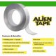 thumbnail image 2 of Cinta Doble Cara Bell+Howell Alien Tape Transparente 6.4 m, 2 of 9