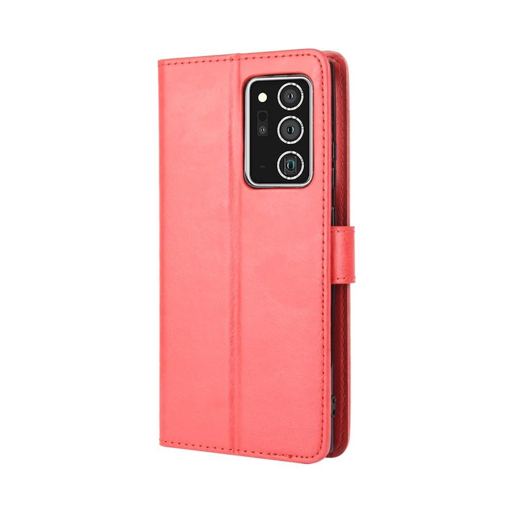 Foxdock - Funda Tipo Libro Para Samsung Galaxy Note 20 5g, Cartera Todo‑en‑uno, Funda Multifuncional Con Tarjetero Y Correa De Muñeca Desmontable