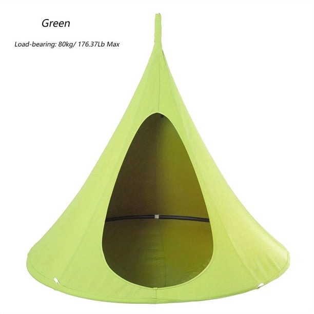 Leisure Hammock, Waterproof Butterfly Swing Chair, Oxford Cloth Tent, Cone Hammock, For Car Balcony Indoor Garden Camp Kids Entertain Space 80kg Max.
