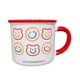 thumbnail image 2 of Taza De Café De Cerámica Con Asa, Taza De Agua De 350ml Para Jugo, Leche Con Leche, Bebida Roja, 2 of 3
